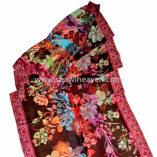 viscose shawls, scarves and stoles